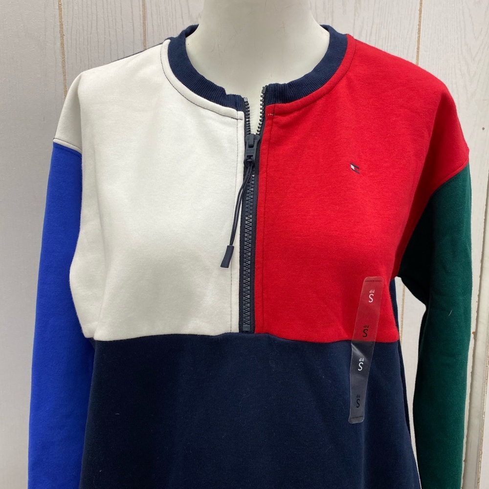 TOMMY HILFIGER Sweatshirt Tunic Mini Dress New